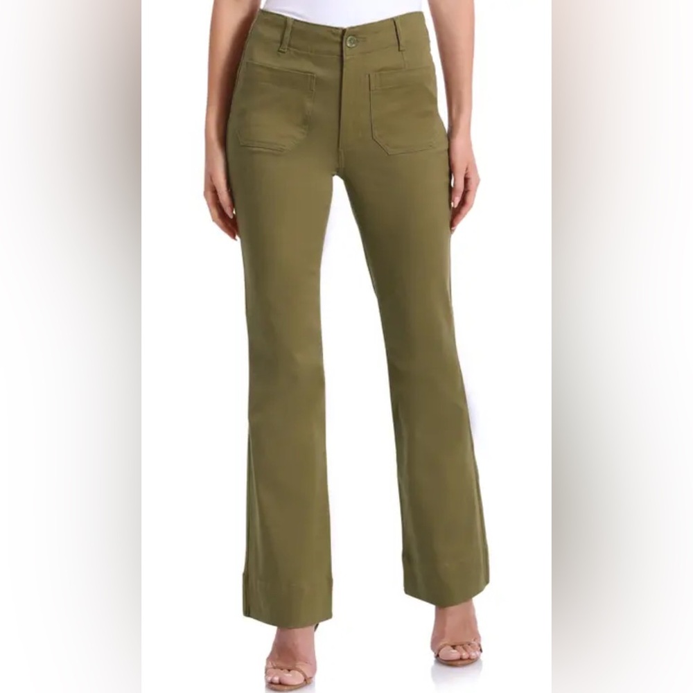 Bagatelle faded sage green flare ankle leg pant sz27